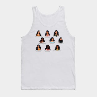 Los dichos de mama en español - Mama Hen Latino Hispanic Mother Quotes in Spanish Tank Top